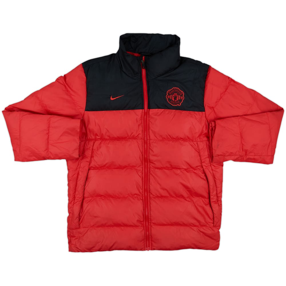 2011-12 Manchester United Nike Padded Bench Coat - 8/10 - (L)
