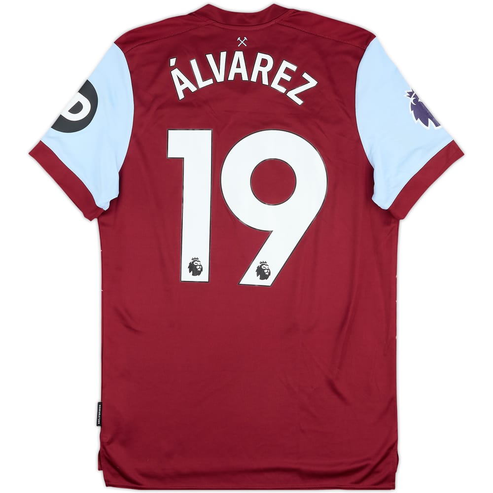 2023-24 West Ham United Home Shirt Alvarez #19 - 8/10 - (M)