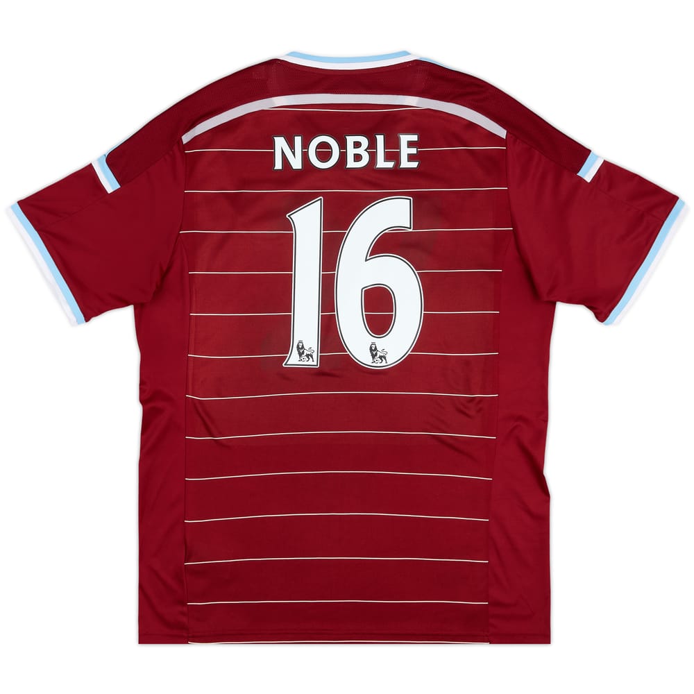 2014-15 West Ham Home Shirt Noble #16 - 9/10 - (XL)
