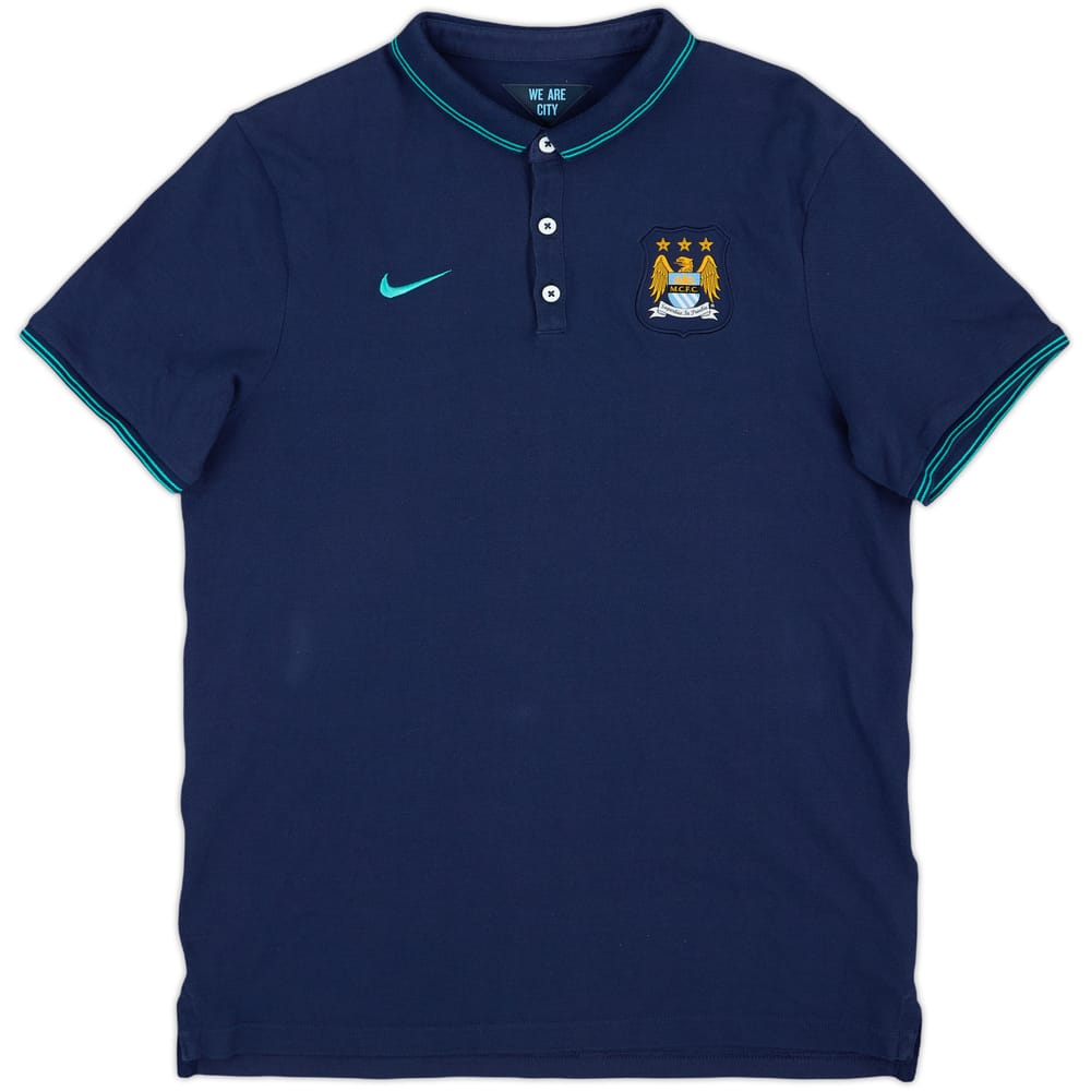 2015-16 Manchester City Nike Polo Shirt - 8/10 - (L)