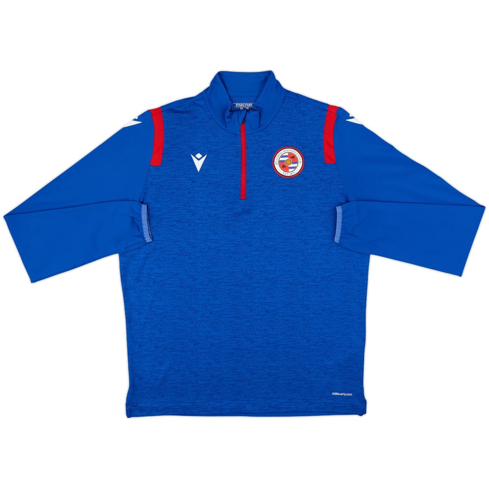 2020-21 Reading Macron 1/4 Zip Drill Top - 7/10 - (XL.Boys)