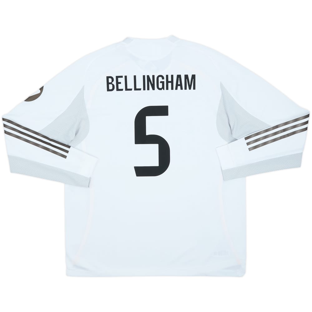 Camiseta Auténtica de local de manga larga del Real Madrid 2025-26 Bellingham #5 (XL)