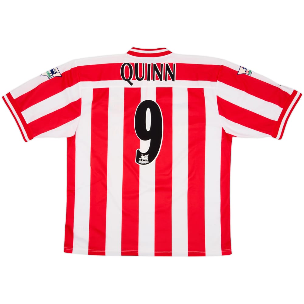 1999-00 Sunderland Home Shirt Quinn #9 - 6/10 - (XL)