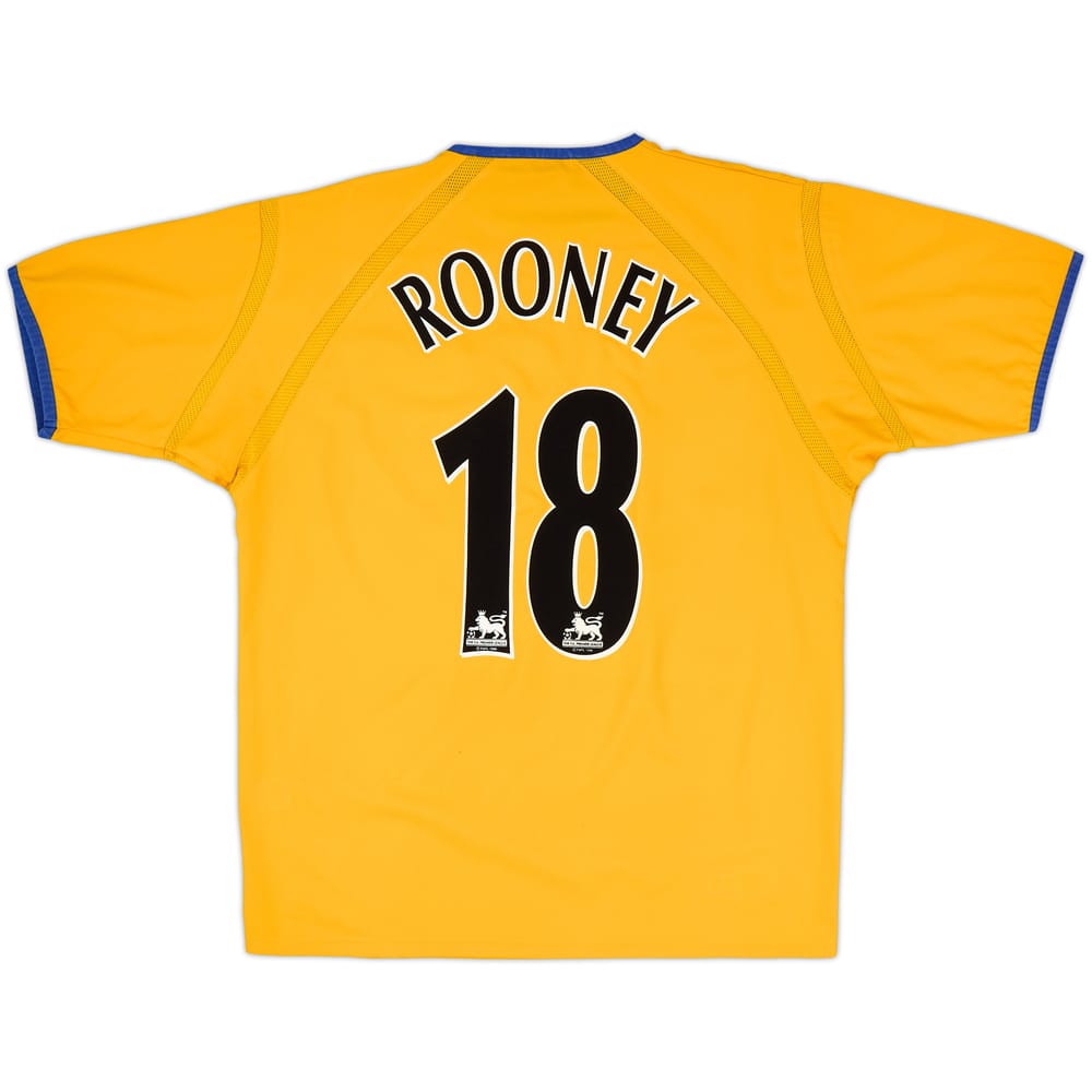 2003-04 Everton Away Shirt Rooney #18 - 8/10 - (XL)