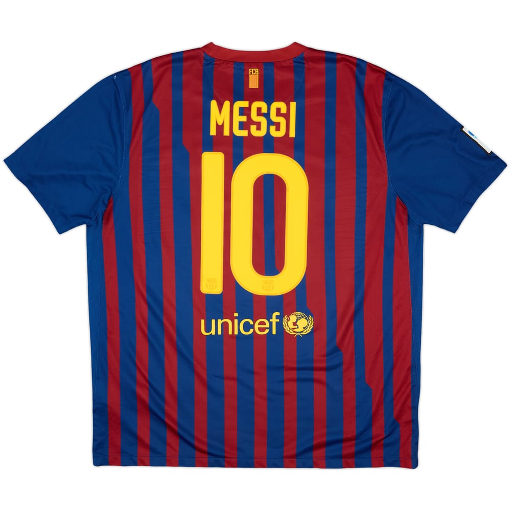 2011-12 Barcelona Camiseta Local Messi #10 - 6/10 - (XL)