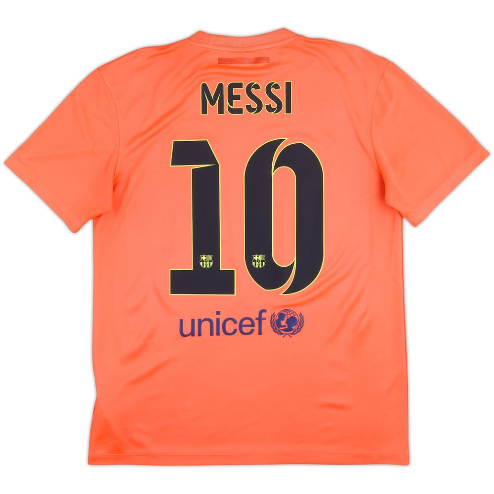 2014-15 Barcelona Basic Away Shirt Messi #10 - 10/10 - (M)
