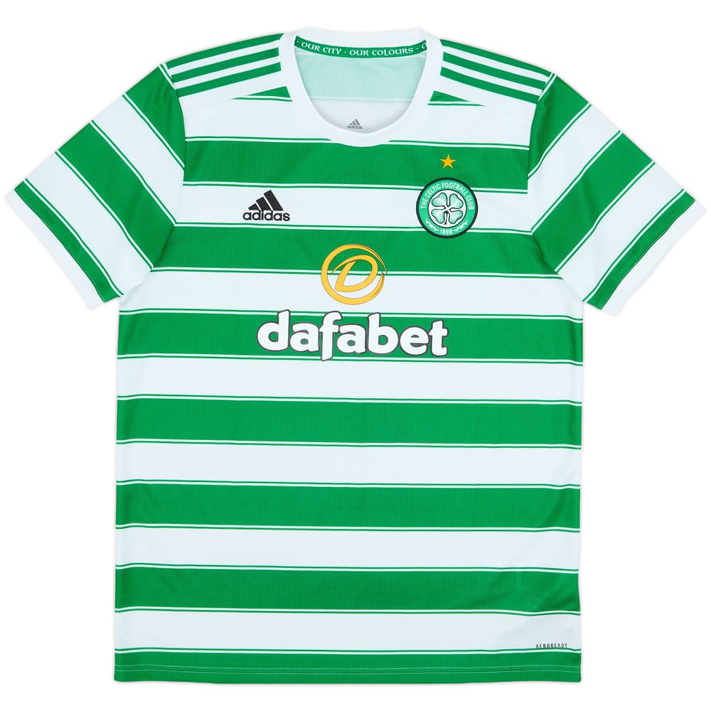 2021-22 Celtic Home Shirt - 10/10 - (L)