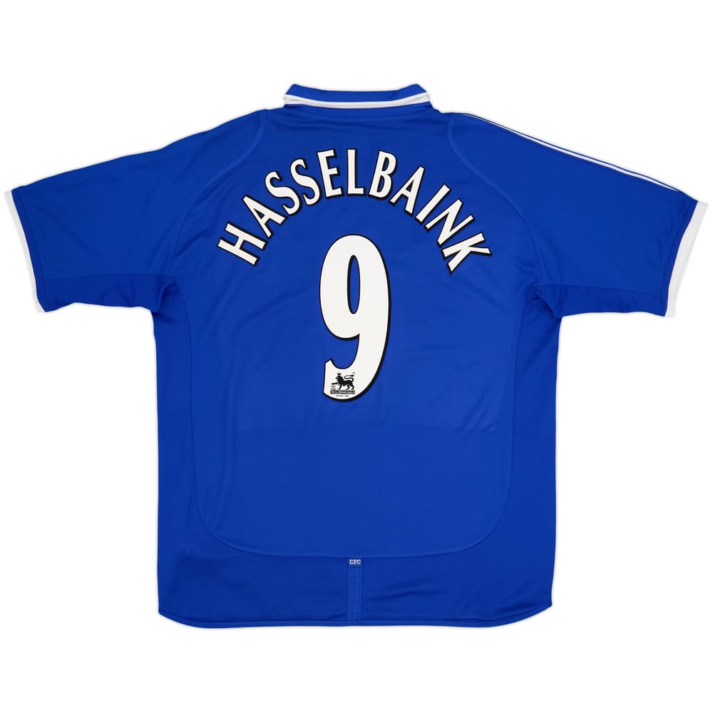 2001-03 Chelsea Home Shirt Hasselbaink #9 - 8/10 - (XL)