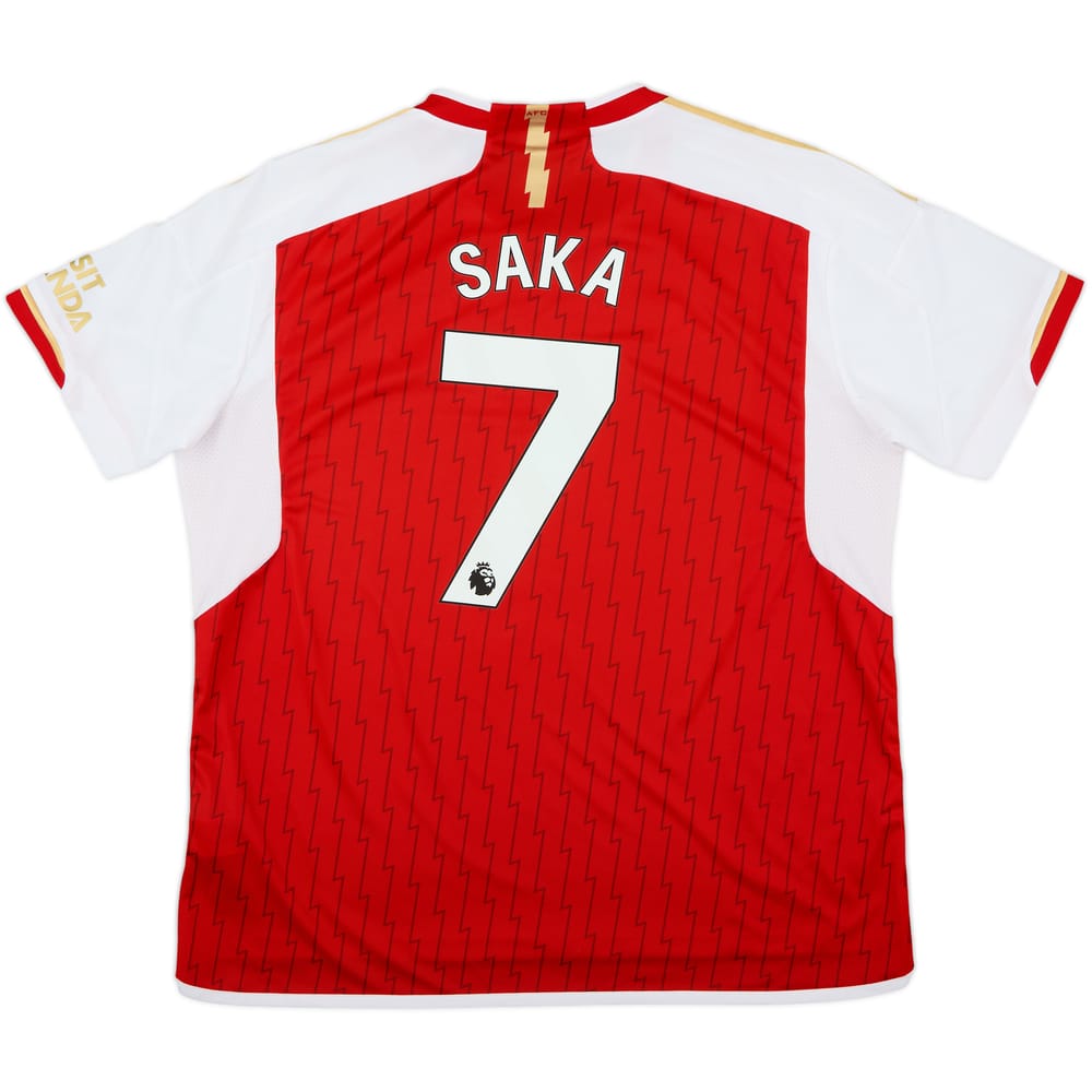 2023-24 Arsenal Home Shirt Saka #7 - 9/10 - (XXL)