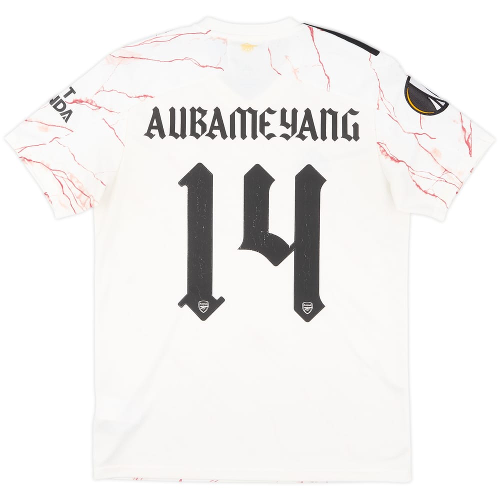 2020-21 Arsenal Away Shirt Aubameyang #14 - 6/10 - (M)