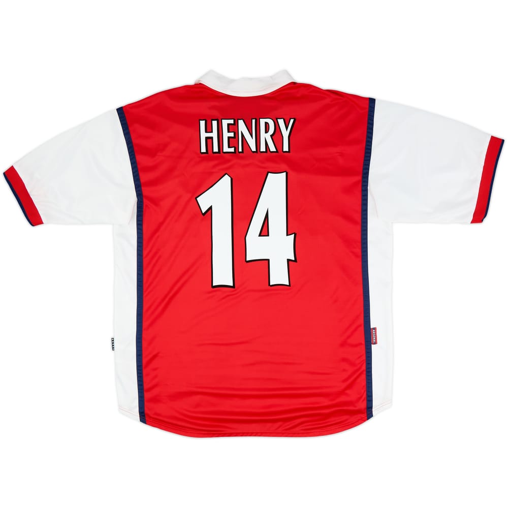1999-00 Arsenal Home Shirt Henry #14 - 10/10 - (XL)