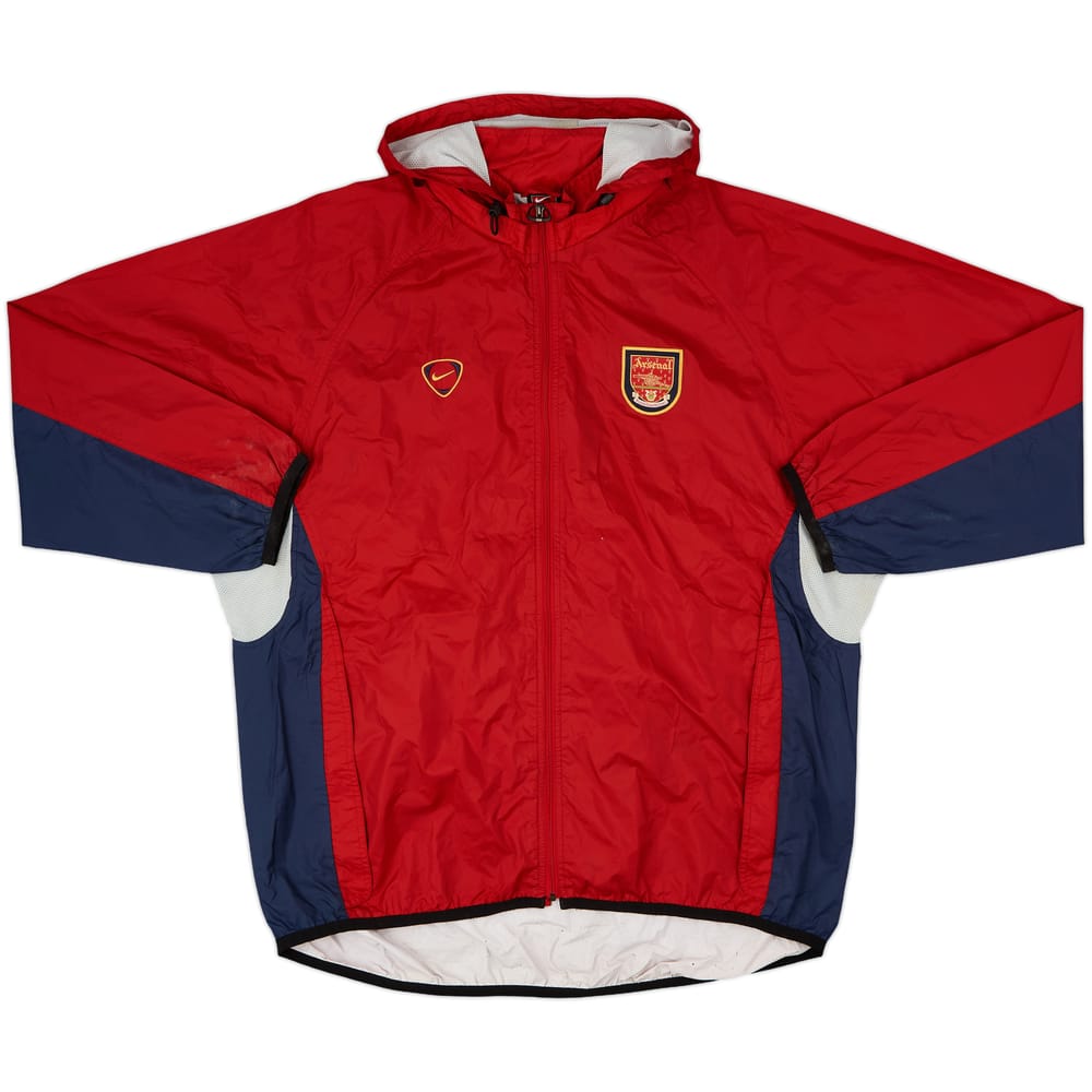 2000-01 Arsenal Nike Hooded Rain Jacket - 8/10 - (XL)