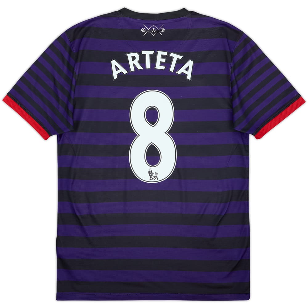 2012-13 Arsenal Away Shirt Arteta #8 - 6/10 - (S)