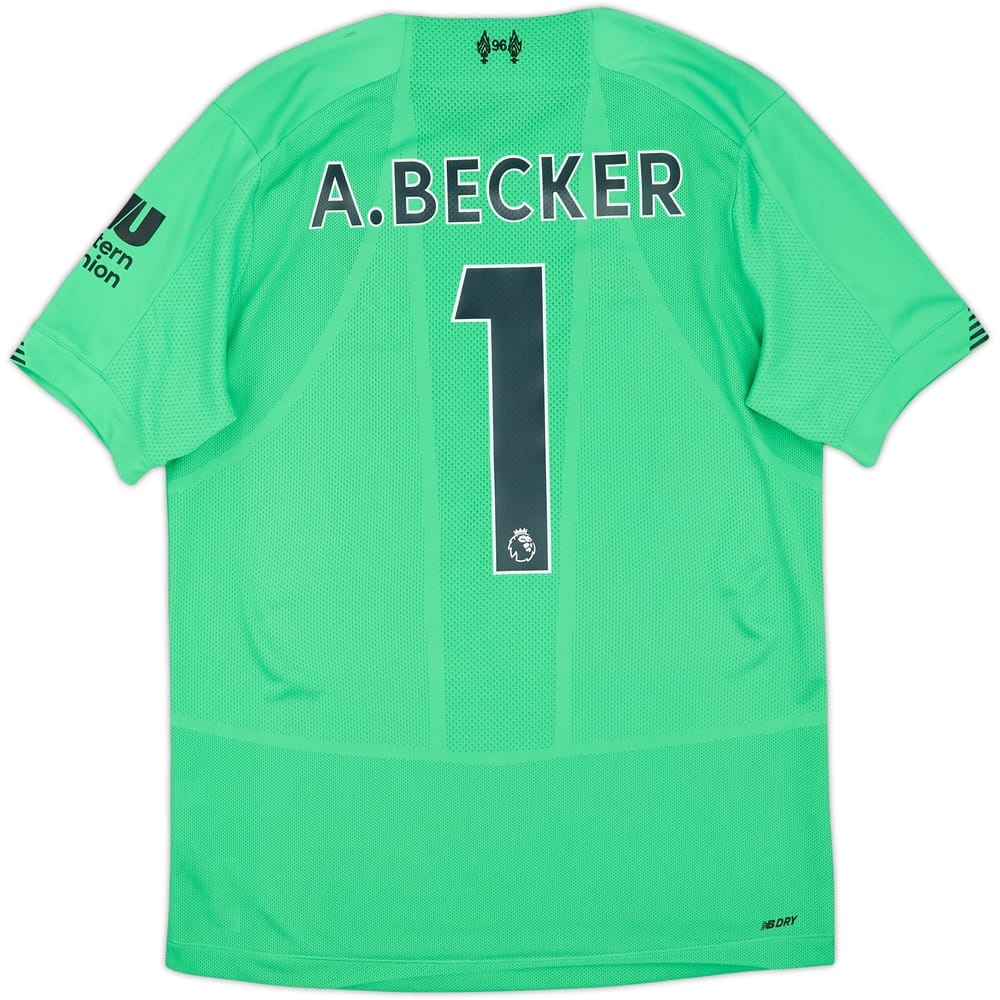 2019-20 Liverpool GK Shirt A.Becker #1 - 8/10 - (S)