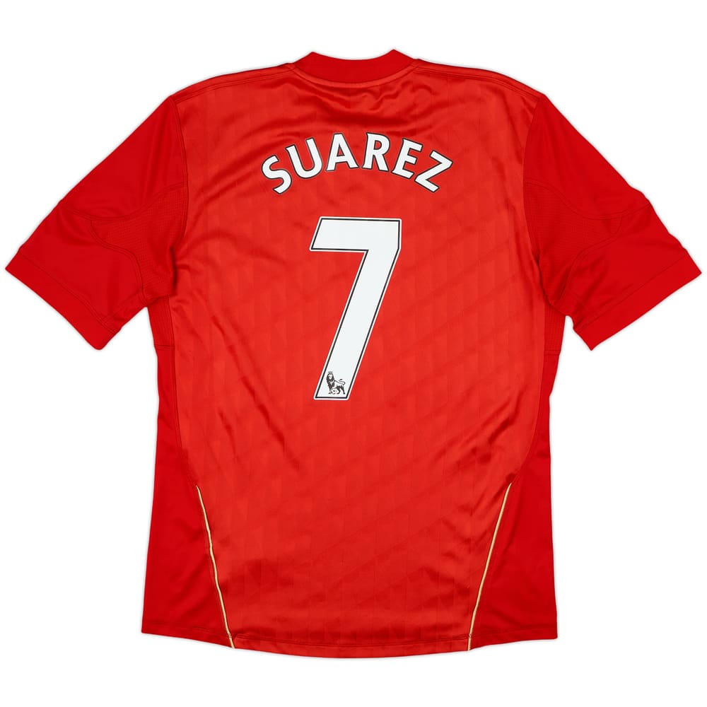 2010-12 Liverpool Home Shirt Suarez #7 - 6/10 - (M)