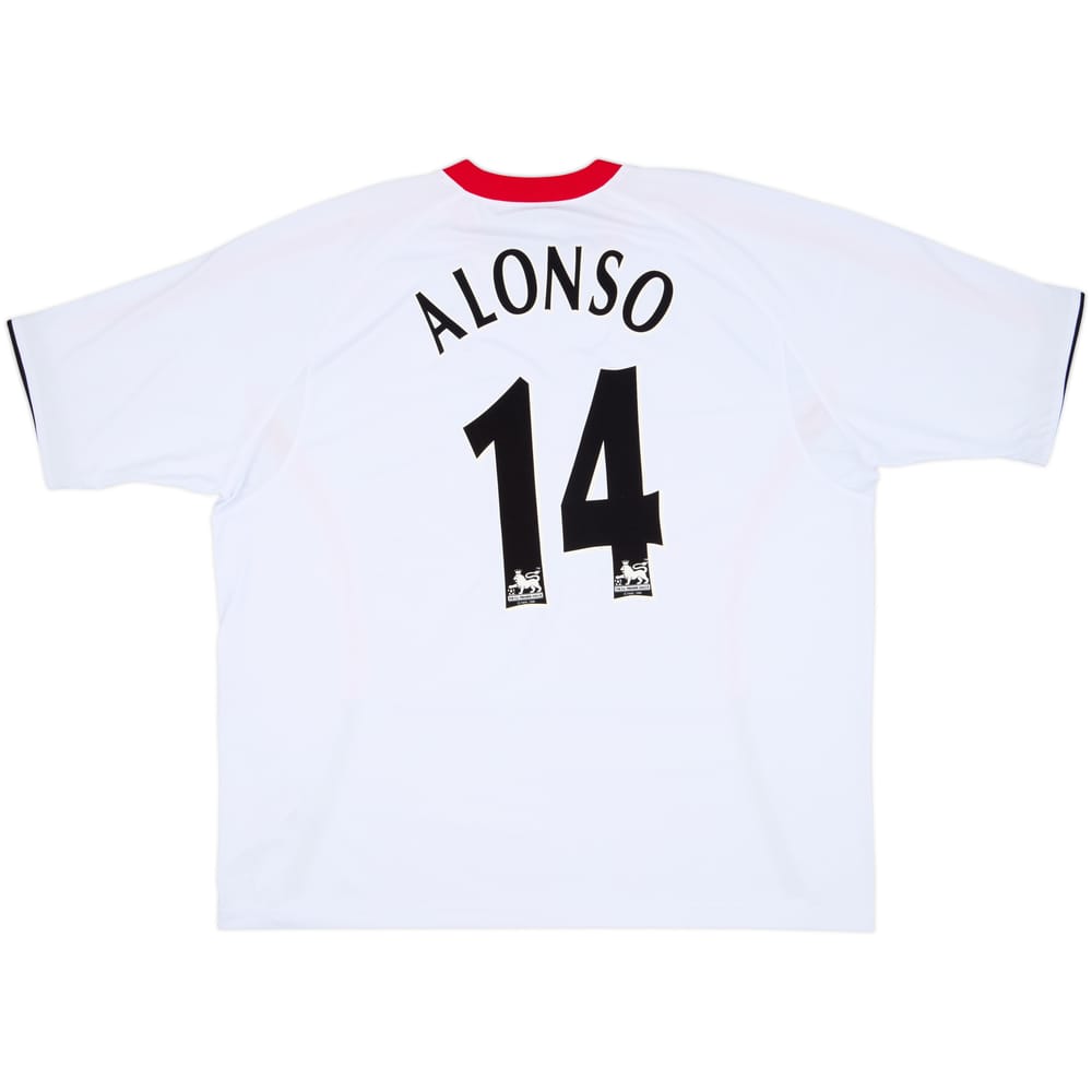 Camiseta de visitante del Liverpool 2005-06 Alonso #14 - 8/10 - (XXL)