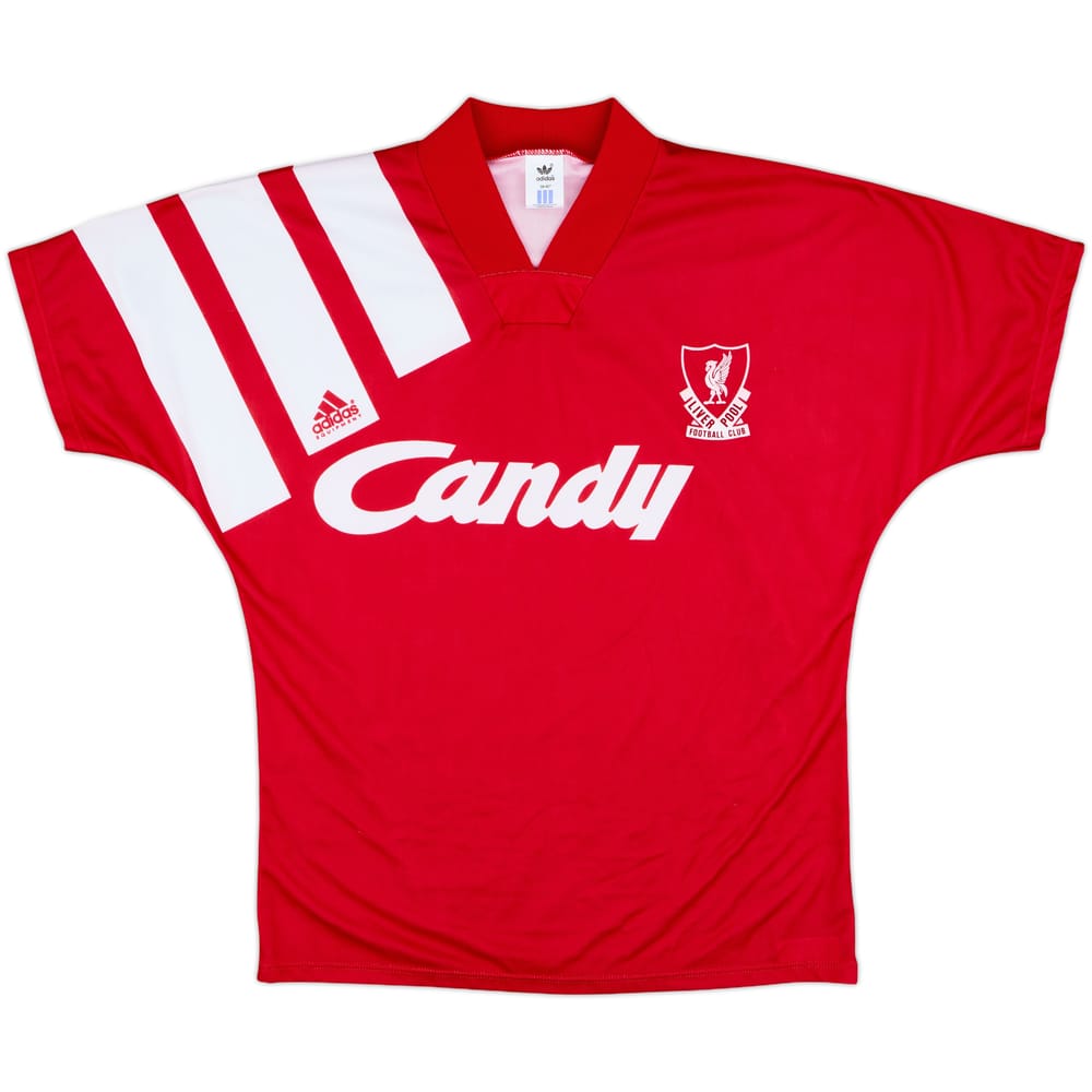 1991-92 Liverpool Home Shirt - 8/10 - (XL)