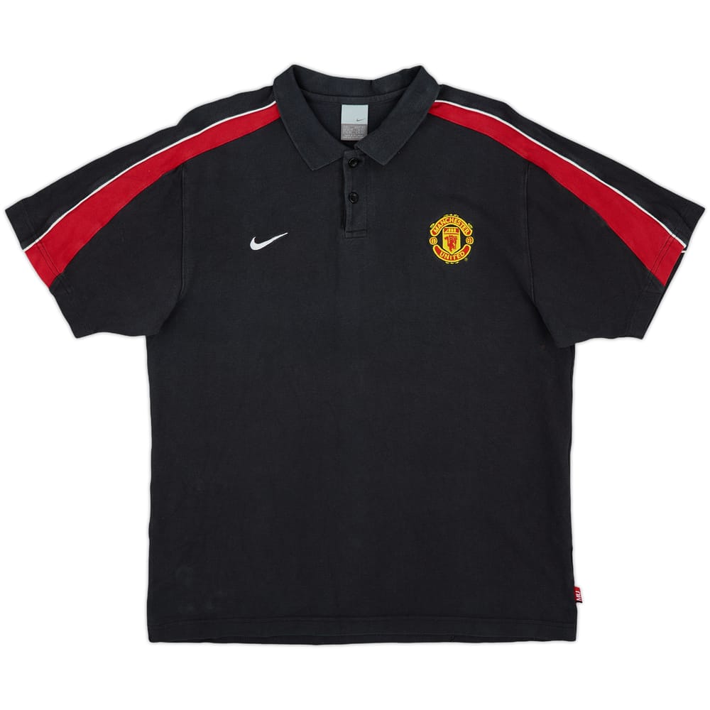 2006-07 Manchester United Nike Polo Shirt - 6/10 - (L)