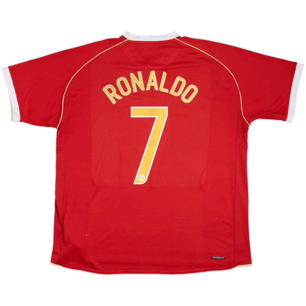 2006-07 Manchester United Home Shirt Ronaldo #7 - 7/10 - (XXL)