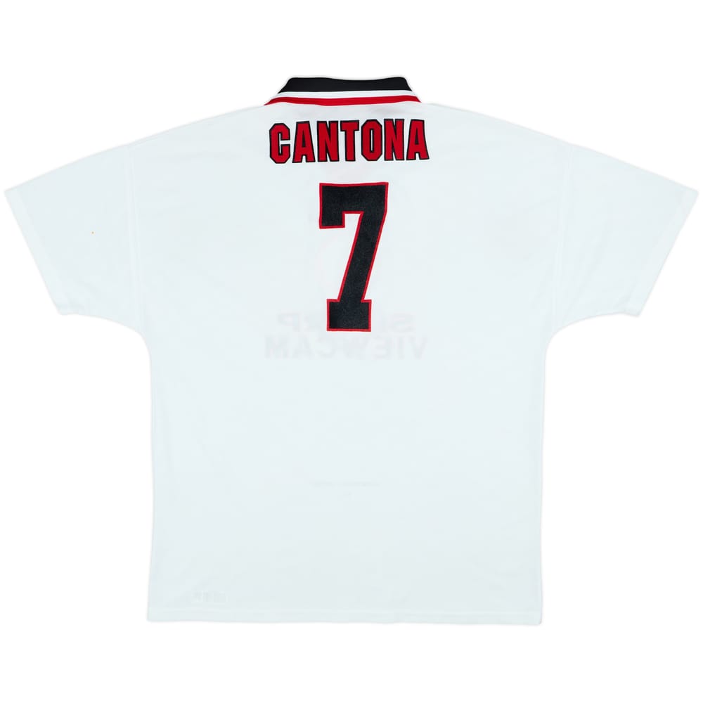1996-97 Manchester United Away Shirt Cantona #7 - 8/10 - (XL)