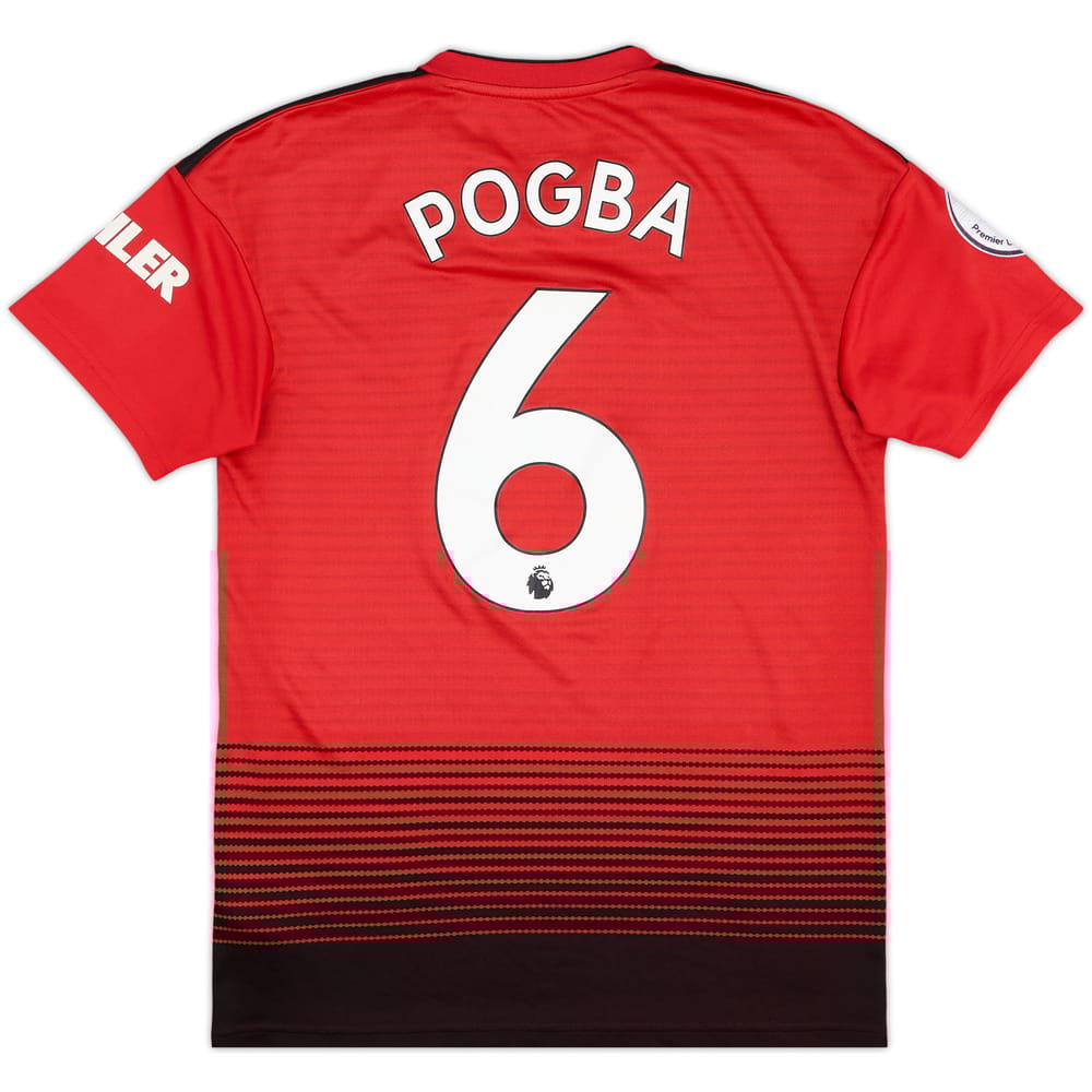 2018-19 Manchester United Home Shirt Pogba #6 - 8/10 - (S)