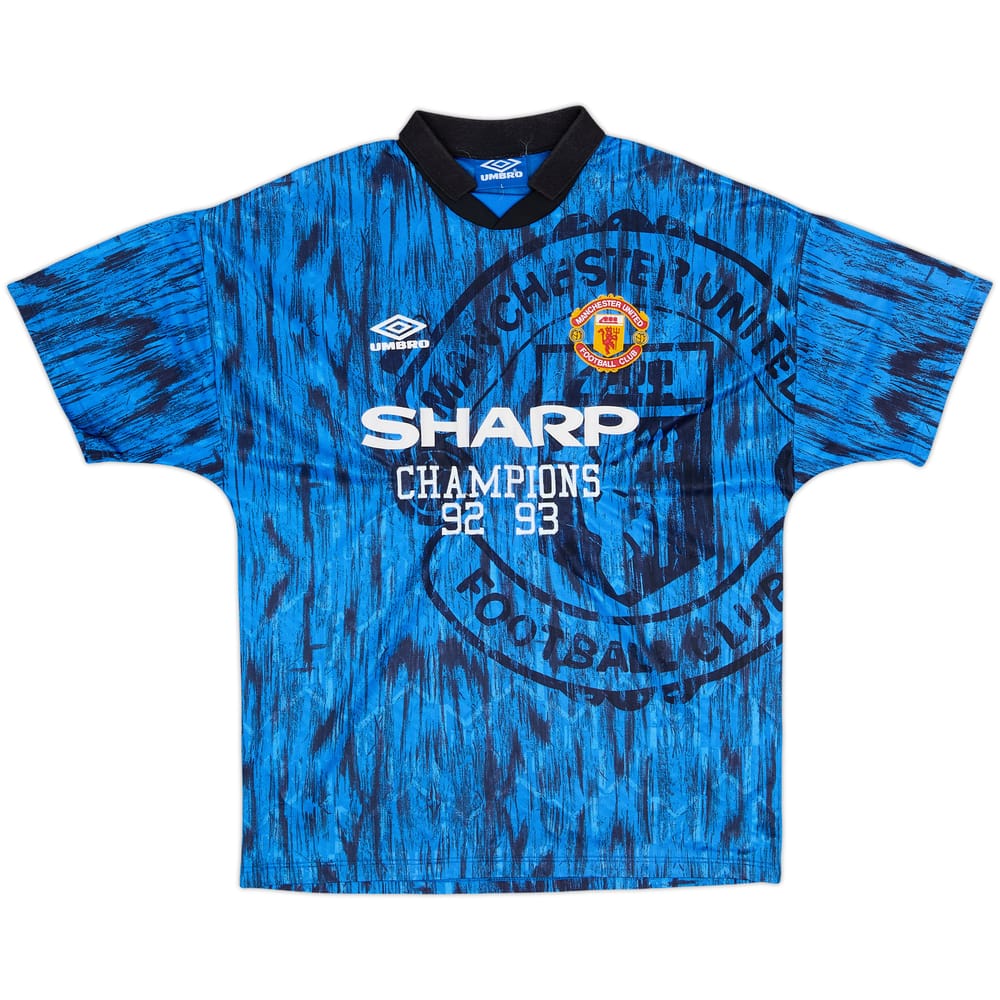 1992-93 Manchester United Away Shirt - 8/10 - (L)