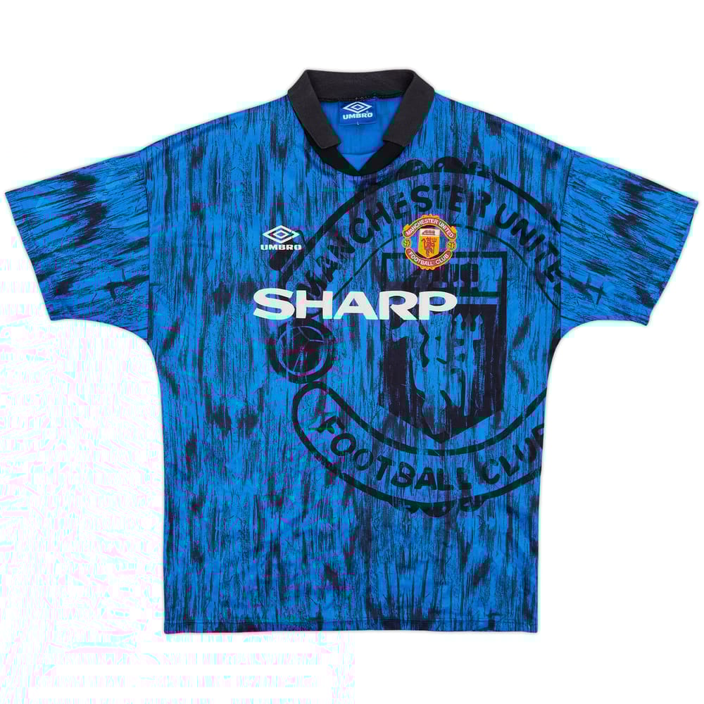 1992-93 Manchester United Away Shirt - 7/10 - (L)