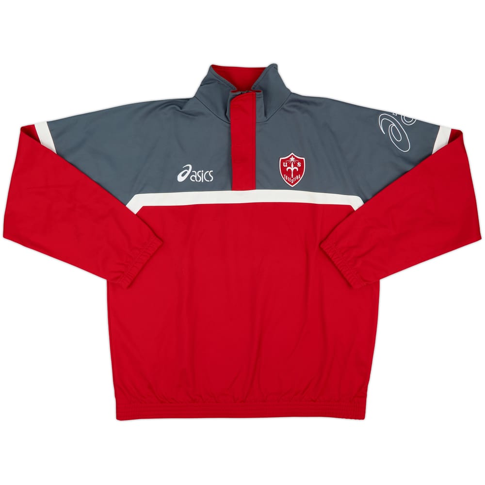 2005-06 Triestina Asics 1/4 Zip Drill Top - 7/10 - (XL)