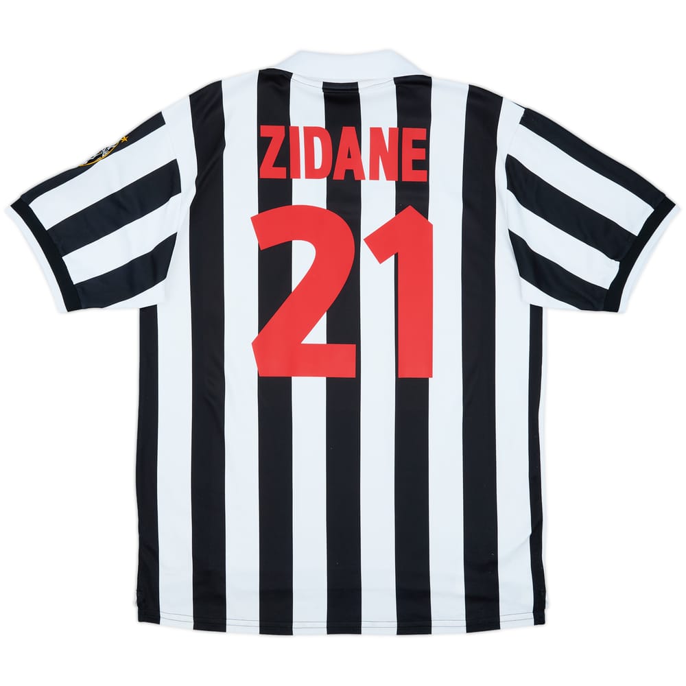 1998-99 Juventus Home Shirt Zidane #21 - 5/10 - (XL)