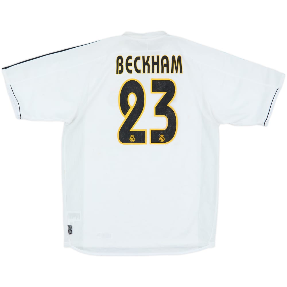 2003-04 Real Madrid Home Shirt Beckham #23 - 5/10 - (M)
