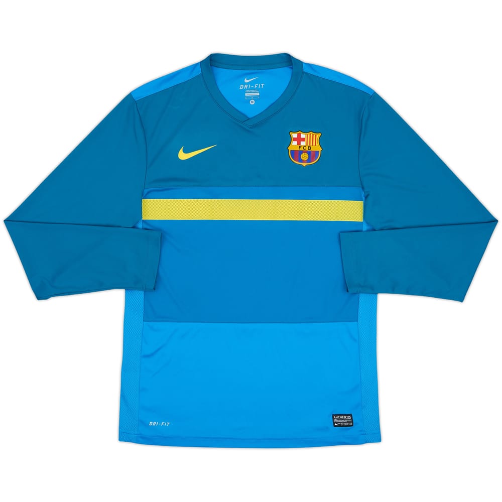 2011-12 Barcelona Nike Training L/S Shirt - 9/10 - (M)