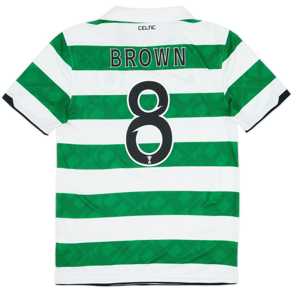 Camiseta de local del Celtic 2010-12 Marrón #8 - 8/10 - (S)
