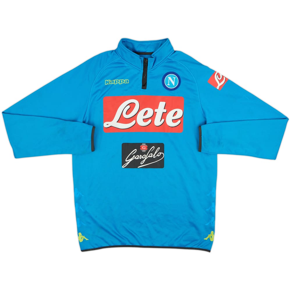 2016-17 Napoli Kappa 1/4 Zip Drill Top - 7/10 - (XL)