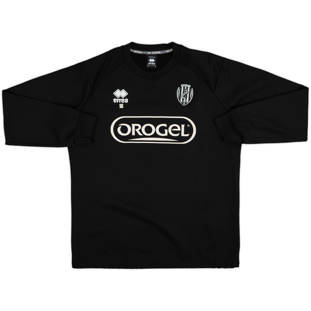 2013-14 Cesena Errea Player Issue Sweat Top #18 - 9/10 - (L)