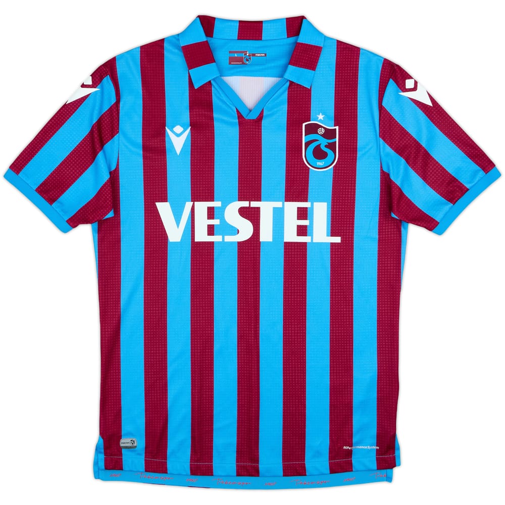 2021-22 Trabzonspor Home Shirt Ahmus #33 - 7/10 - (L)