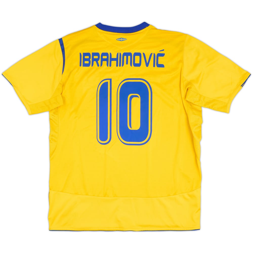 2005-06 Sweden Home Shirt Ibrahimovic #10 - 5/10 - (XL)