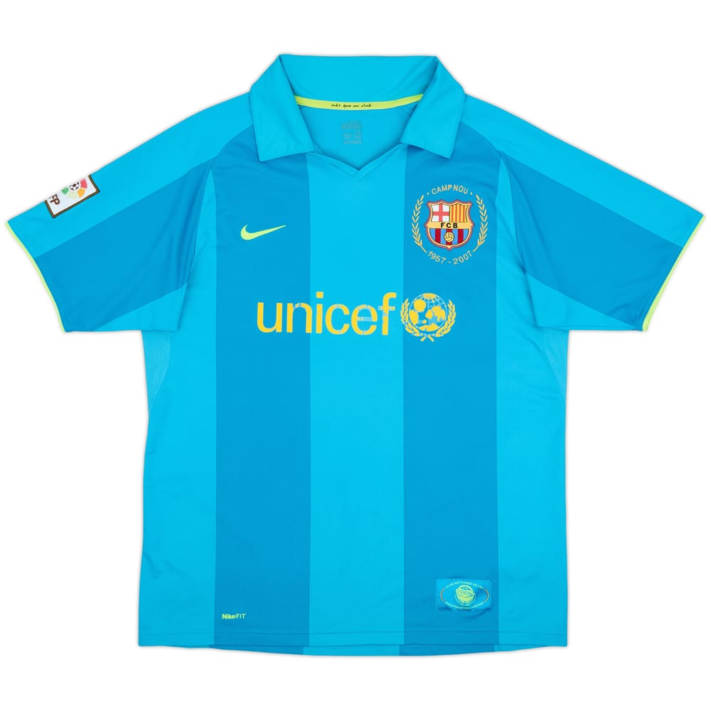 2007-09 Barcelona Away Shirt - 4/10 - (L)