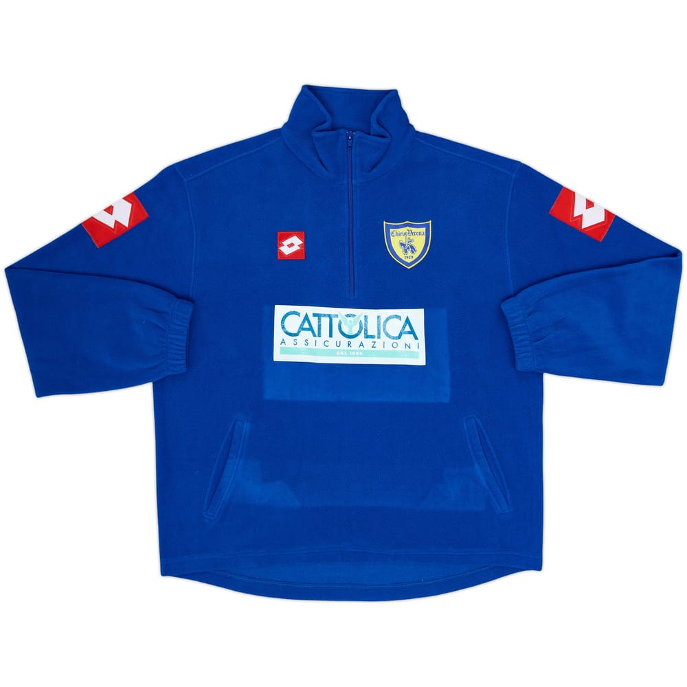 2005-06 Chievo Verona Lotto 1/4 Zip Fleece Top - 6/10 - (XL)