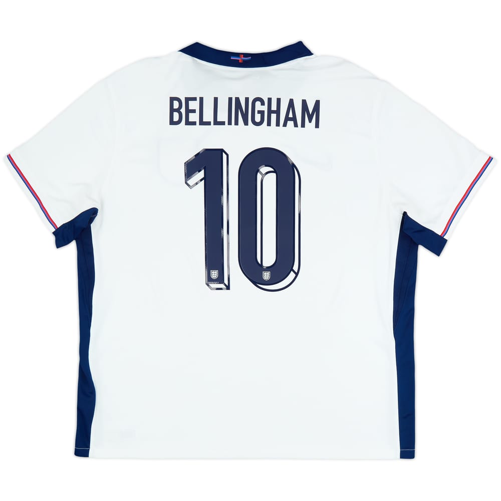 Camiseta de local de Inglaterra 2024-25 Bellingham #10 - 6/10 - (XXL)