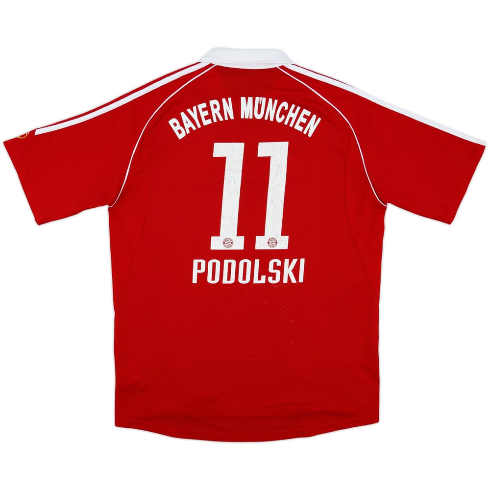 2006-07 Bayern Munich Home Shirt Podolski #11 - 6/10 - (L)