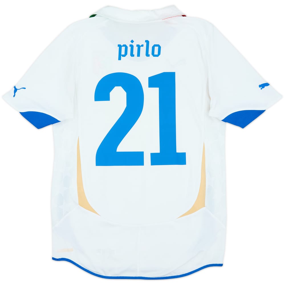 2010-12 Italy Away Shirt Pirlo #21 - 7/10 - (S)