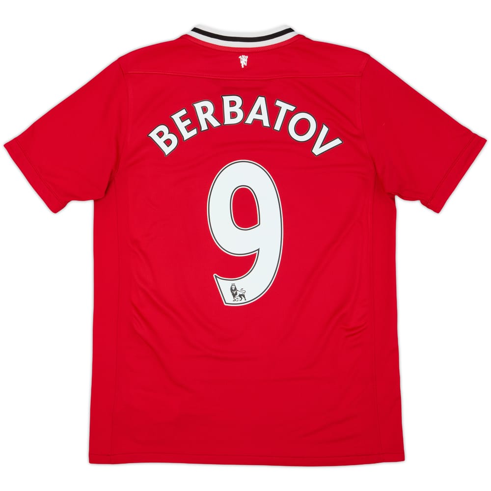 2011-12 Manchester United Home Shirt Berbatov #9 - 7/10 - (XL.Boys)