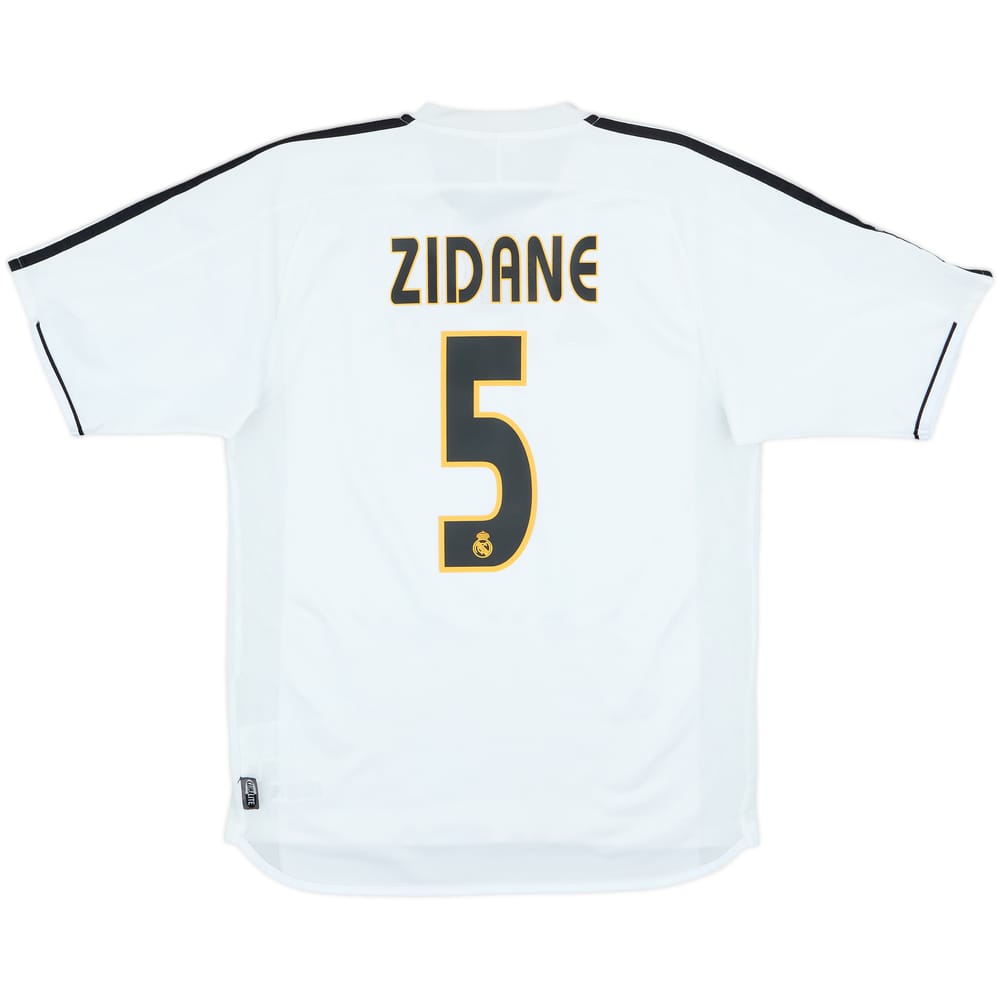 2003-04 Real Madrid Home Shirt Zidane #5 - 5/10 - (S)