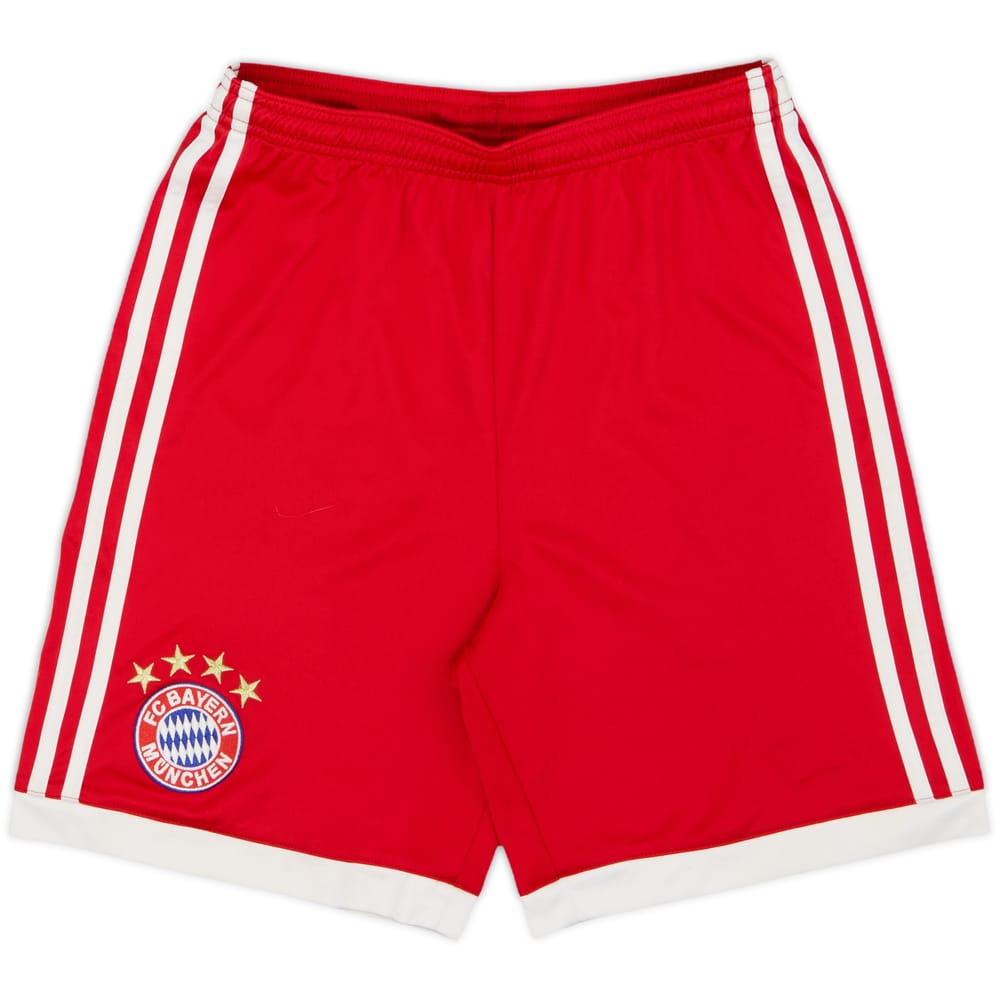 2017-18 Bayern Munich Home Shorts - 8/10 - (L.Boys)