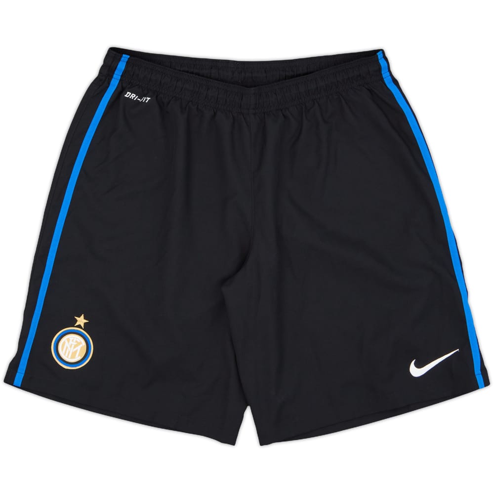 2014-15 Inter Milan Home Shorts - 9/10 - (XL)