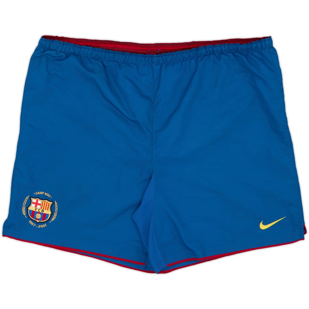 2007-08 Barcelona Home Shorts - 7/10 - (XL)