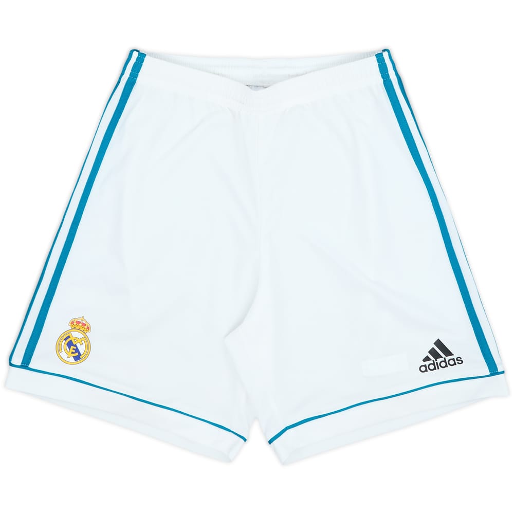 2017-18 Real Madrid Foundation Home Shorts - 9/10 - (S)