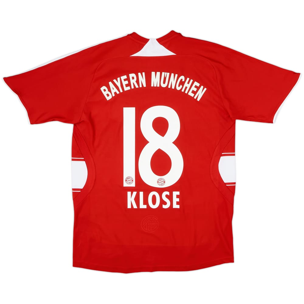 2007-08 Bayern Munich Home Shirt Klose #18 - 8/10 - (XL.Boys)
