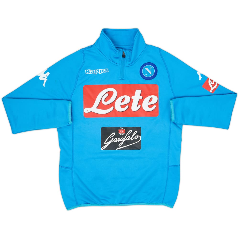 2016-17 Napoli Kappa 1/4 Zip Drill Top - 8/10 - (XL.Boys)
