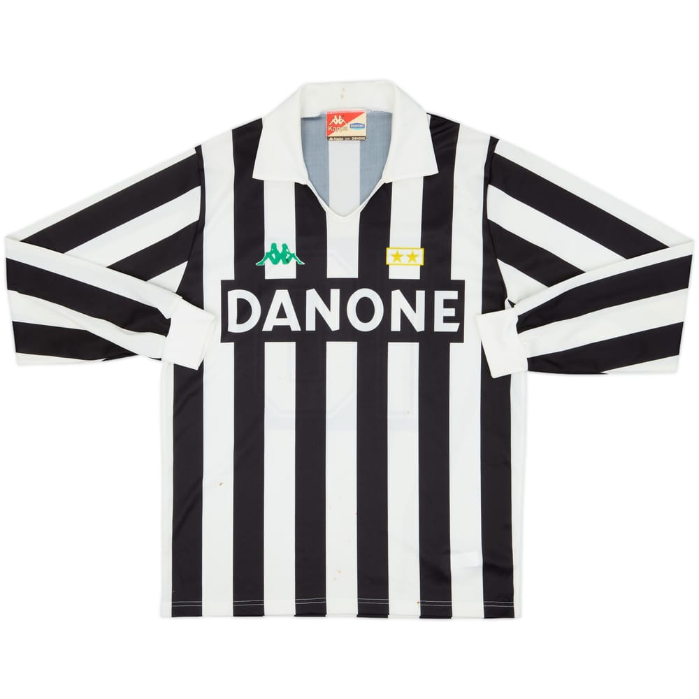1992-94 Juventus Basic Home L/S Shirt #10 - 7/10 - (L)